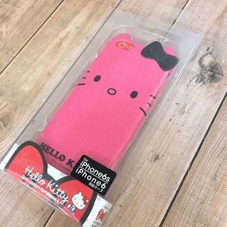 ハローキティ(ハローキティ)のキティ ピンク iPhone6/6s スマホケース SAN384B(iPhoneケース)