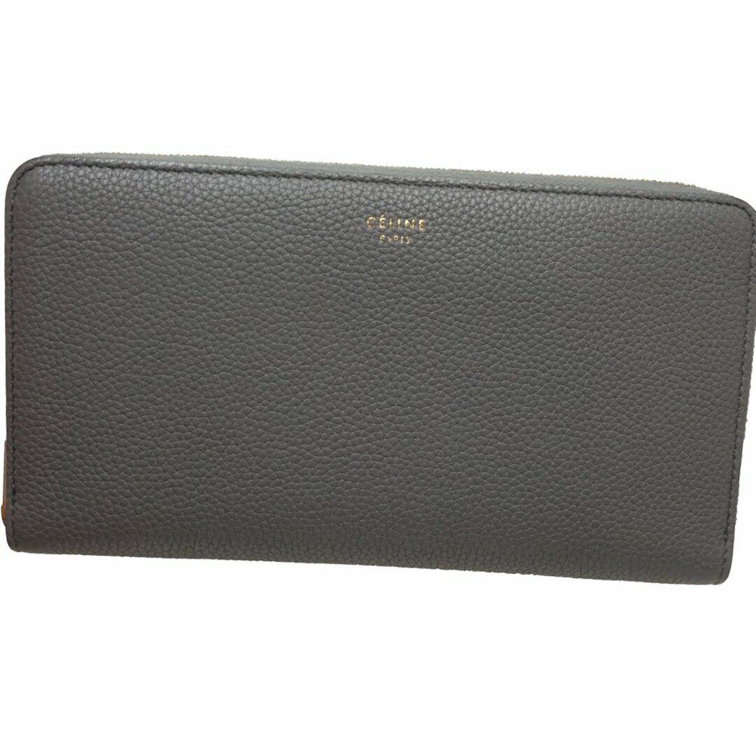 セリーヌ CELINE ラージジップドマルチファンクション 105003AU8.10KL 長財布グレインドカーフスキン コール / 082043【中古】 - 1