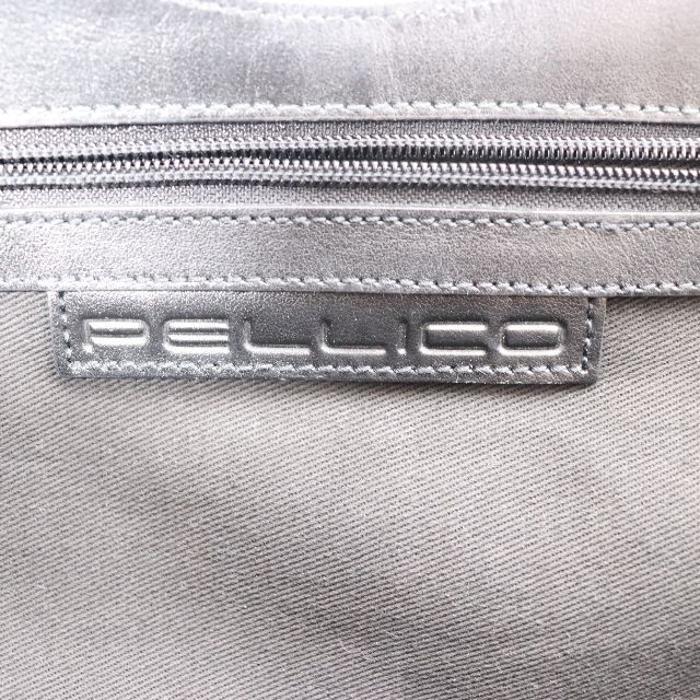 PELLICO(ペリーコ)のPELLICO ペリーコ　ハンドバッグ　レディース　グレージュ・黒　USED レディースのバッグ(ハンドバッグ)の商品写真