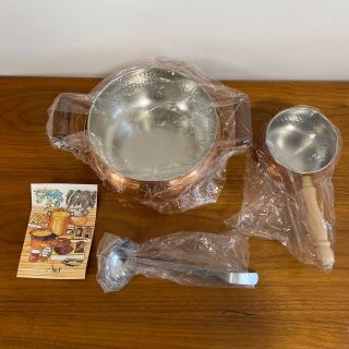 銅鍋セット 片手鍋 両手鍋 おたま