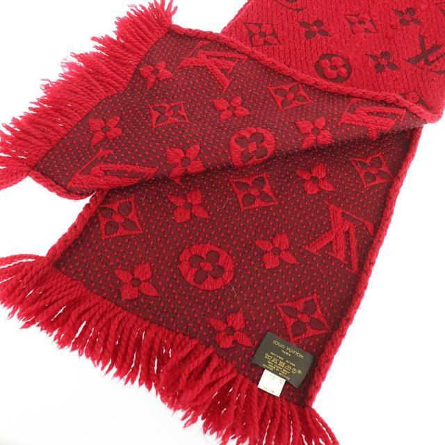 LOUIS VUITTON   ルイヴィトン マフラー エシャルプ ロゴマニア 中古