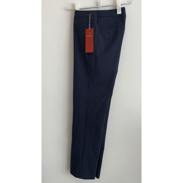 新品未使用タグ付き AMACA ジャガーストレッチパンツ ネイビー 38