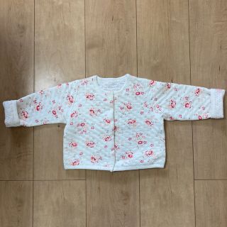 プチバトー(PETIT BATEAU)のプチバトー　キルトカーディガン　12m/74cm おまけ付き(カーディガン/ボレロ)