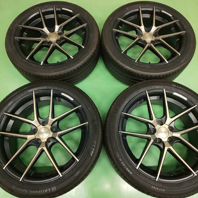 送料無料!ダンロップホイール 20インチ×ミシュランタイヤ 245/45R20