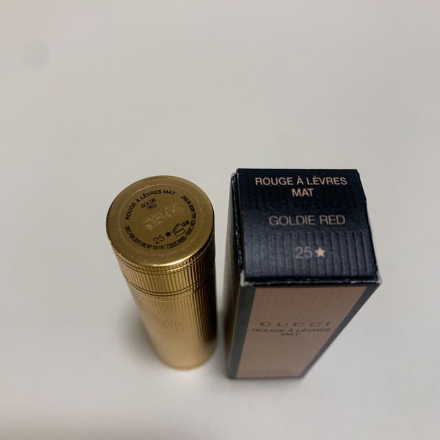 Gucci(グッチ)のGUCCI beauty グッチ　ビューティー　goldie red コスメ/美容のベースメイク/化粧品(口紅)の商品写真