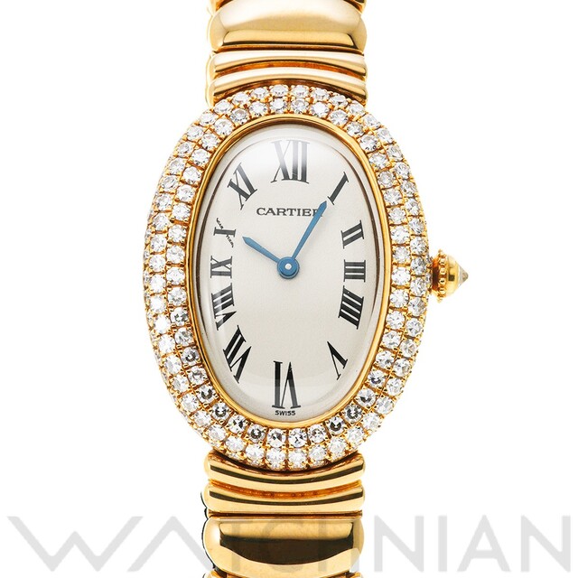 Cartier - 中古 カルティエ CARTIER シルバー レディース 腕時計