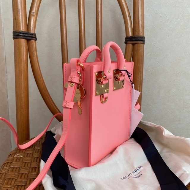 SOPHIE HULME ALBION スクエア レザーショルダーバッグ