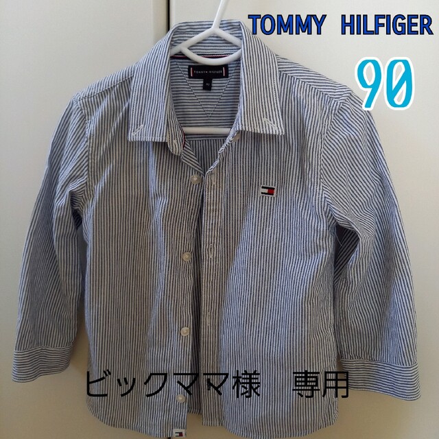 TOMMY HILFIGER(トミーヒルフィガー)のベビー　シャツ90  良品　TOMY HILFIGER キッズ/ベビー/マタニティのキッズ服男の子用(90cm~)(ブラウス)の商品写真