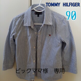 トミーヒルフィガー(TOMMY HILFIGER)のベビー　シャツ90  良品　TOMY HILFIGER(ブラウス)
