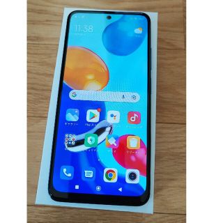 Xiaomi Redmi Note11 4GB/64GB Blue(スマートフォン本体)