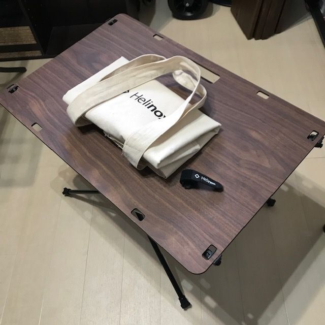 Helinox ヘリノックス テーブルワン ソリッドトップ ウォールナット