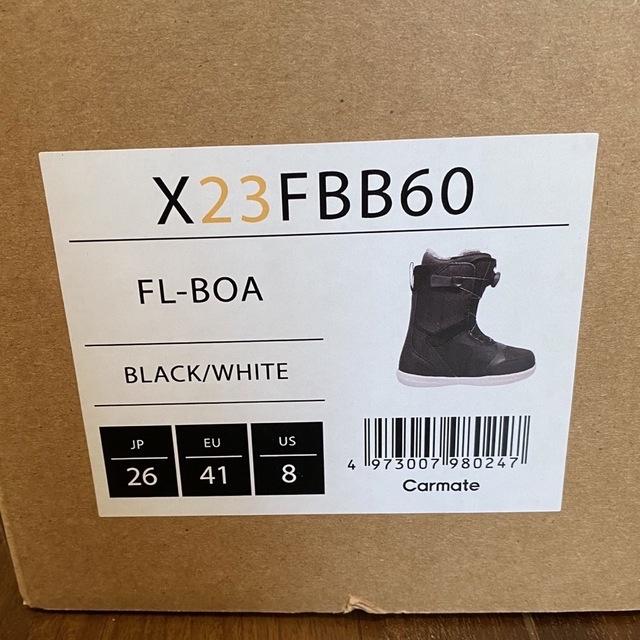 FLUX - 【美品！】FLUX FL-BOA X23FBB ブラック/ホワイト 26cmの通販