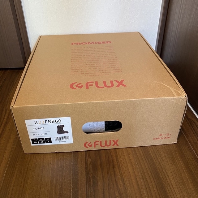 FLUX - 【美品！】FLUX FL-BOA X23FBB ブラック/ホワイト 26cmの通販