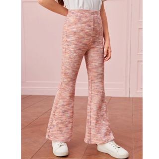 新品　SHEIN Girls スペースダイ フレアレッグパンツ(その他)