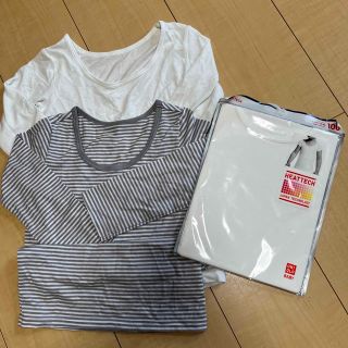 ユニクロ(UNIQLO)のユニクロ　ヒートテック 100  3枚セット(下着)