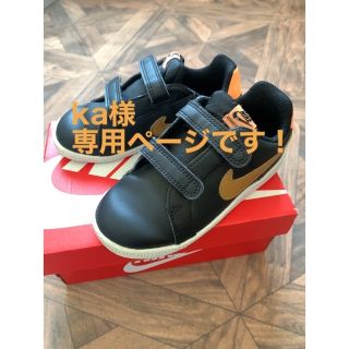 ナイキ(NIKE)のNIKE キッズスニーカー コートロイヤル ブラック(スニーカー)