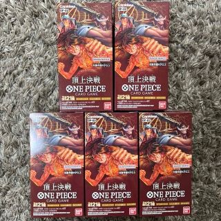 ワンピース(ONE PIECE)のワンピースカード　頂上決戦box 5box(Box/デッキ/パック)