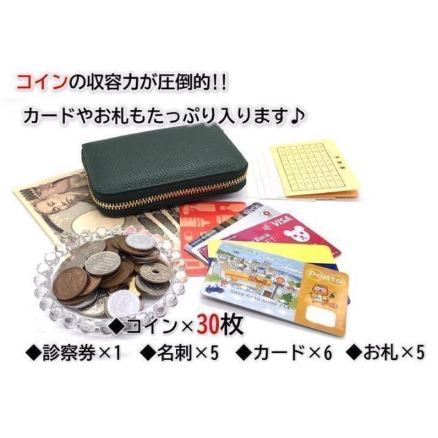 大容量 コンパクト ミニ ウォレット 本革 黒 ゴールドファスナー【75−3】の通販 by K 大容量 コンパクト ミニ ウォレット 本革 ゴールドファスナー