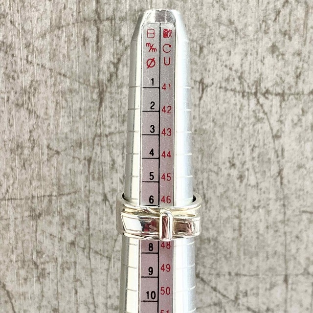 HERMES エルメス ベルト リング SV925 指輪 シルバー 49号 - 4