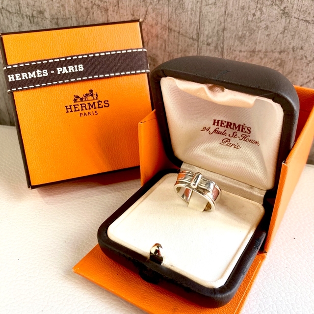 HERMES エルメス アルテミス ベルト リング SV925 指輪 シルバー