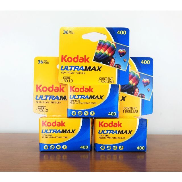 早い者勝ち!【限定価格】コダック ウルトラマックス 400 36枚撮り 3本 スマホ/家電/カメラのカメラ(フィルムカメラ)の商品写真