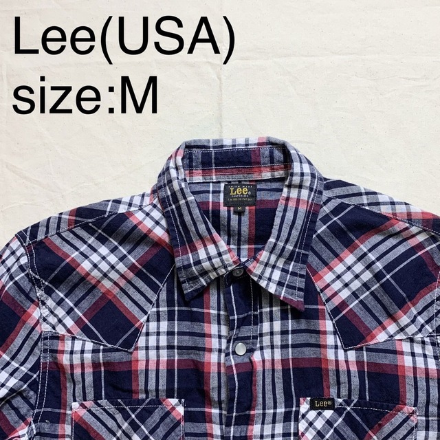 Lee(リー)のLee(USA)ビンテージコットンQSチェックシャツ メンズのトップス(シャツ)の商品写真