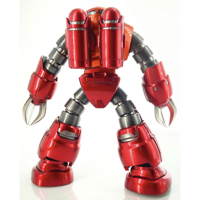 ガンプラ完成品　MGガンダム　シャア専用メッキカラー