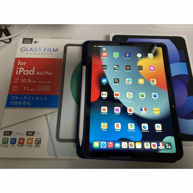 iPad(アイパッド)のiPad Air (第4世代)10.9インチ　ブルー スマホ/家電/カメラのPC/タブレット(タブレット)の商品写真