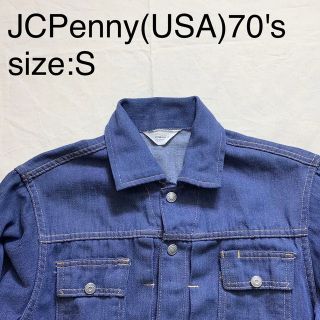 ジェーシーペニー(J.C.PENNEY)のJCPenny(USA)ビンテージロードランナーデニムジャケット　70's(Gジャン/デニムジャケット)