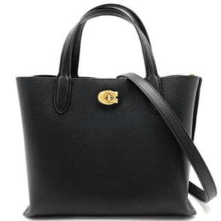 COACHコーチF10939ソフトダッフル レザー 2wayショルダーバッグ