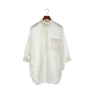 【定価37400円】ENFOLD ピュアホワイトビッグシルエット襟抜きシャツ レディース トップス