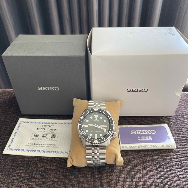 SEIKO SKX007K2 AUTOMATIC DIVER'S 新品 未使用 - 腕時計(アナログ)