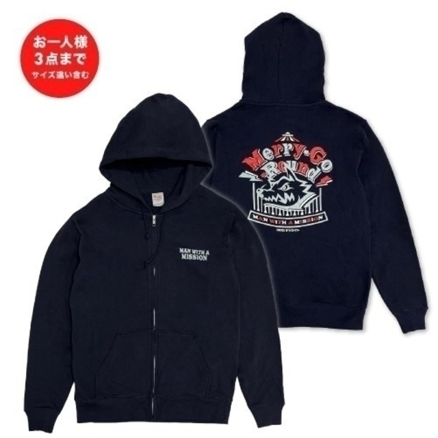 MAN WITH A MISSION M.G.R ロゴパーカー 新品 マンウィズ