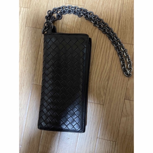 Bottega Veneta(ボッテガヴェネタ)のボッテガヴェネタ折りたたみ財布ウォレットチェーン メンズのファッション小物(折り財布)の商品写真