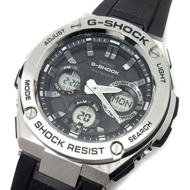 G-SHOCK(ジーショック)のG-SHOCK Gスチール 電波 ソーラー 腕時計 GST-W110-1AJF レディースのファッション小物(腕時計)の商品写真