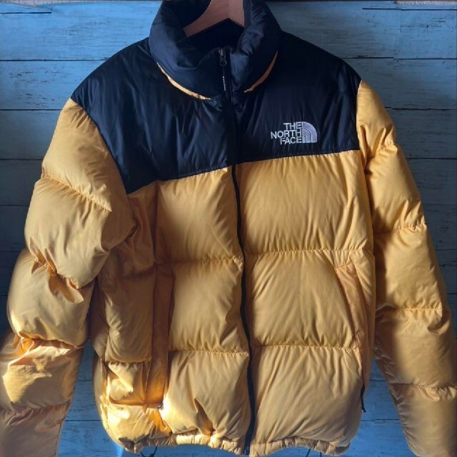 850g＊ファブリックTHE NORTH FACE  NUPTSE JACKET ヌプシ イエロー黄色