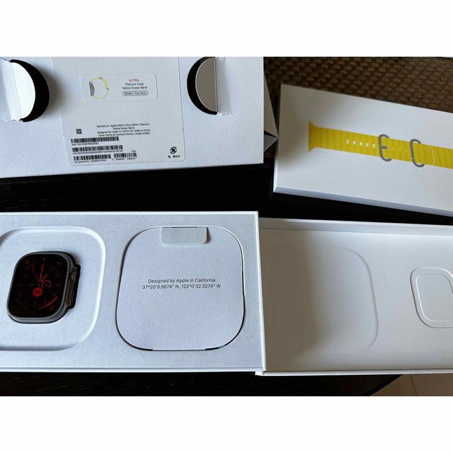 Apple Watch - Apple Watch Ultra イエローオーシャンバンド未使用 付属品完備