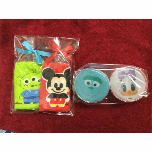 Disney(ディズニー)の💝wフェイスコインケース2P&ミニタオル2P💝A💝 その他のその他(その他)の商品写真