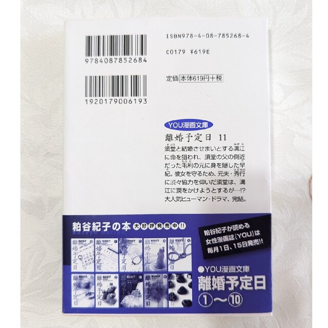 集英社(シュウエイシャ)の初版 帯付 美品 離婚予定日 １１ 即納 11巻 最終巻 粕谷紀子 漫画 エンタメ/ホビーの漫画(その他)の商品写真