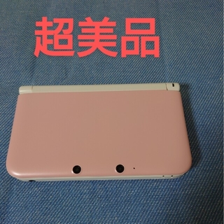 ニンテンドー3DS(ニンテンドー3DS)のNewニンテンドー3DS LL ピンク×ホワイト超美品(携帯用ゲーム機本体)