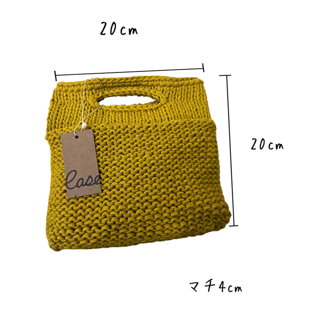 CHEER(チアー)の編み上げ ミニバッグ レディースのバッグ(ハンドバッグ)の商品写真