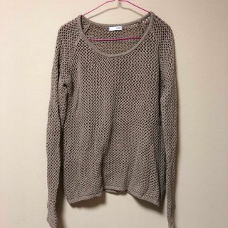 ジェイダ(GYDA)のGYDA ジェイダ　鍵編みトップス　未使用品(ニット/セーター)