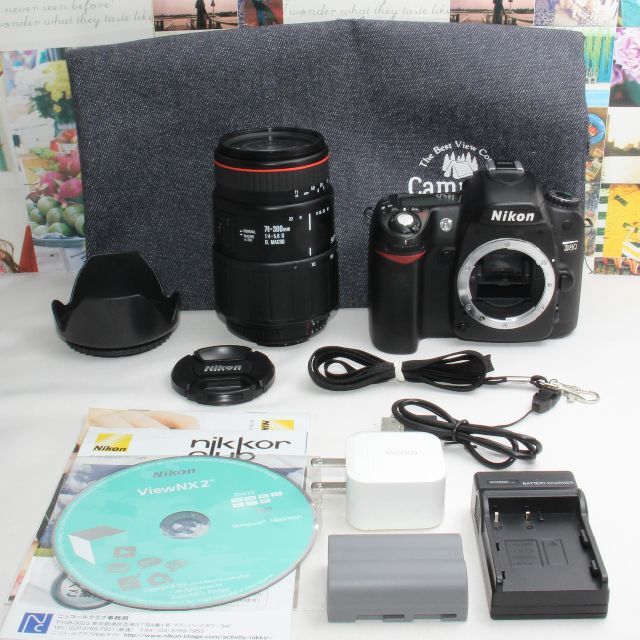 ❤️新品カメラバッグ付き❤️ニコン D80 超望遠 300mm レンズセット❤️ 1