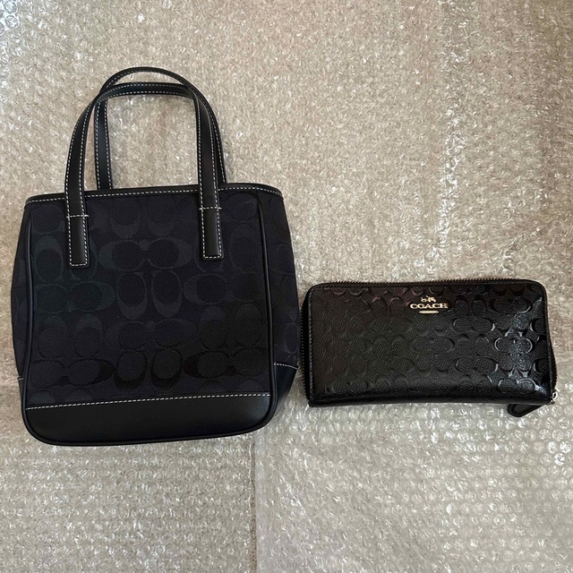 COACH(コーチ)のcoach バッグ　財布　セット レディースのファッション小物(財布)の商品写真