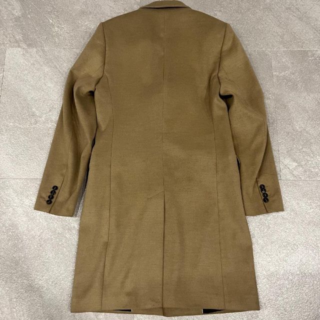 ZARA - ZARA チェスターコート キャメル 細身 ブラウン レーヨン混の