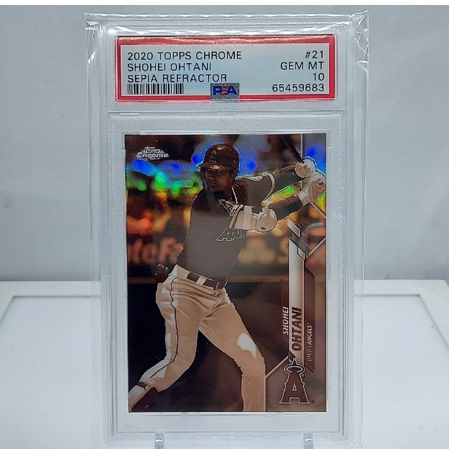大谷翔平 2020 TOPPS CHROME PSA 10 - シングルカード