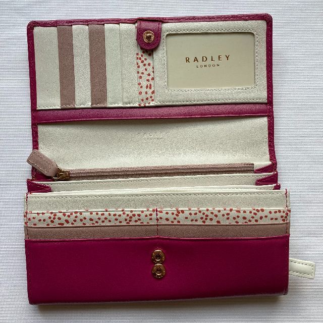 Radley London 長財布　本革　ピンク　大容量