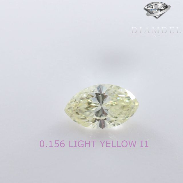 イェローダイヤモンドルース/ V.L.YELLOW/ 0.156 ct.