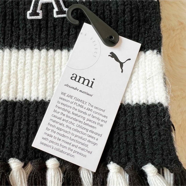 ami puma コラボ マフラー 即完売品