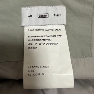 POST ARCHIVE FACTION (PAF) 1.2 ダウンジャケットの通販 by